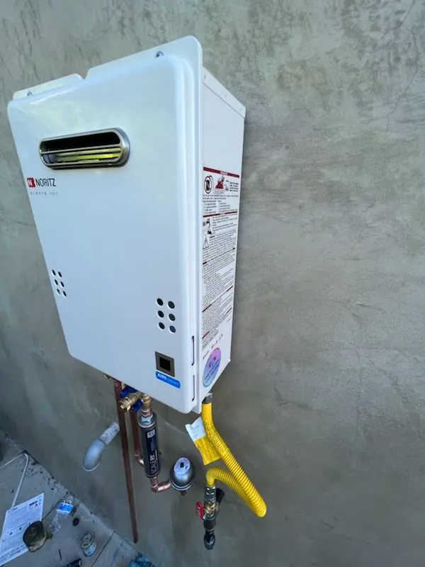 Tankless water heater installation for West Frankfort homes
